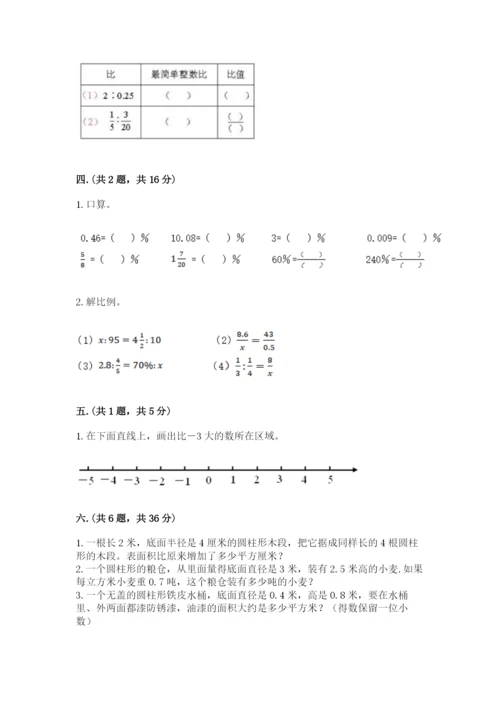 青岛版小升初数学模拟试卷附答案（模拟题）.docx