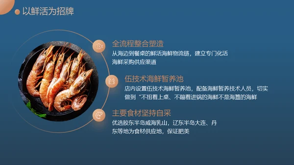 蒸汽海鲜大餐商业计划书通用PPT模板