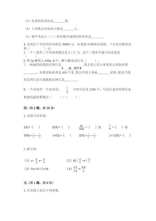 小学数学六年级下册竞赛试题精品（满分必刷）.docx