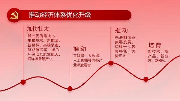 红色纪检监察党风廉政和反腐斗争动态PPT模板