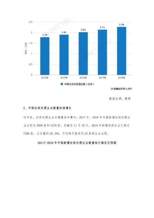 中国垃圾分类行业市场现状及发展前景分析-未来政策推动或将进入收费时代.docx