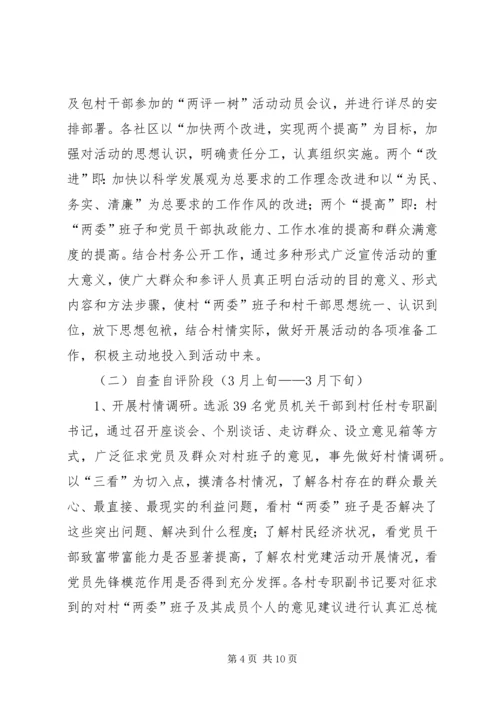 镇委会两评一树指导方案.docx