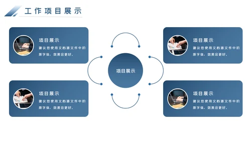 蓝色银行通用工作汇报工作计划PPT