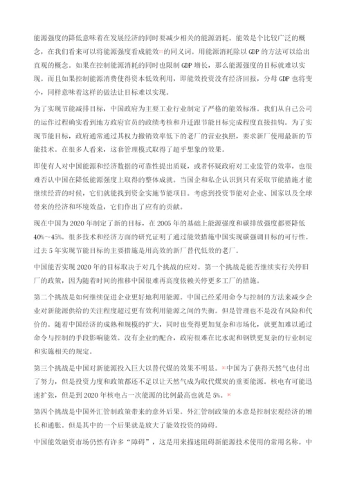 中国能效融资.docx