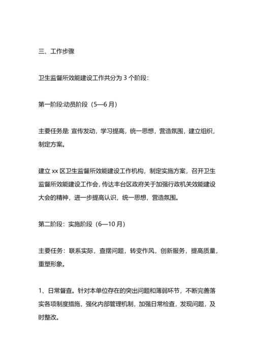 加强效能建设优化发展环境整改方案.docx