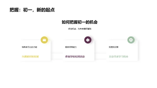 初一新篇章