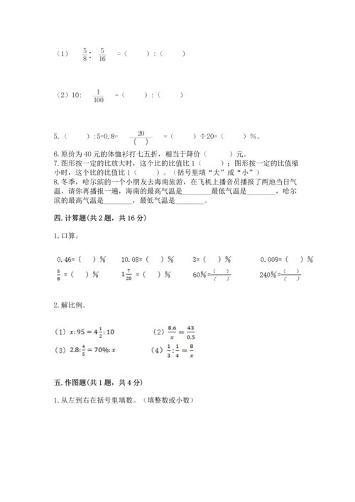 人教版数学六年级下册期末卷附参考答案（达标题）.docx