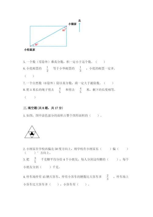 人教版六年级上册数学期中测试卷精品【考点梳理】.docx