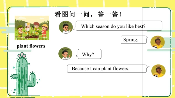 五年级下册Unit 2 My favourite season知识点复习课件