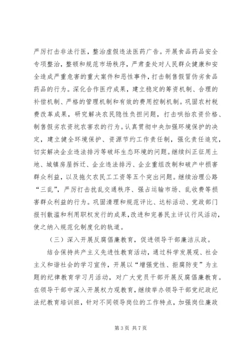 市监察局行政监察工作计划.docx