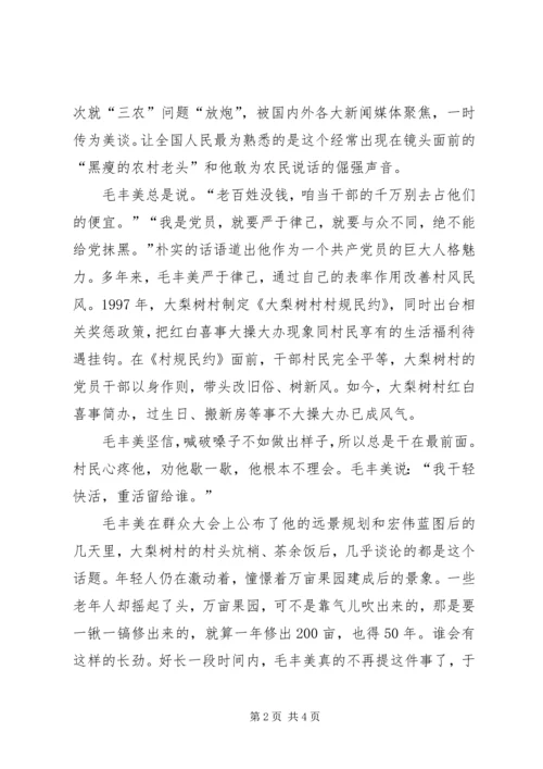 学习毛丰美征文20XX年5 (3).docx
