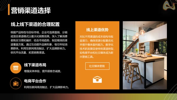 橙色渐变风品牌营销工作主题汇报PPT模板