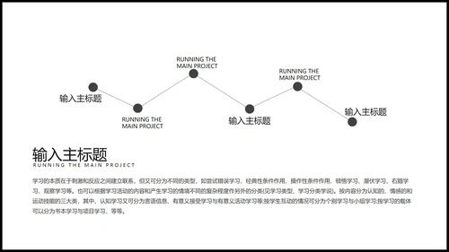 黑色简约风毕业论文答辩PPT模板