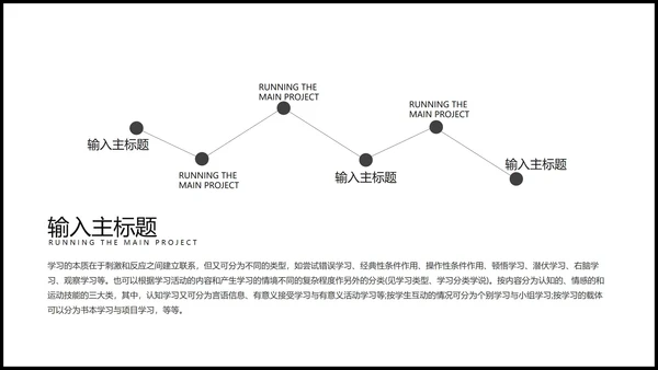黑色简约风毕业论文答辩PPT模板