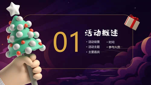 圣诞节活动策划平安夜活动策划通用PPT模板