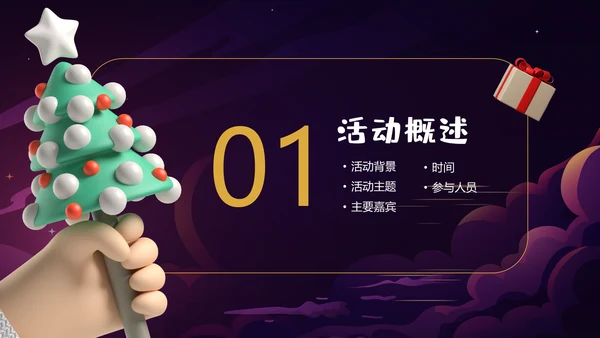 圣诞节活动策划平安夜活动策划通用PPT模板