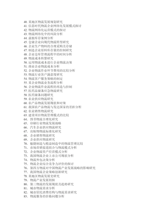 【精编】物流管理专业毕业论文.docx