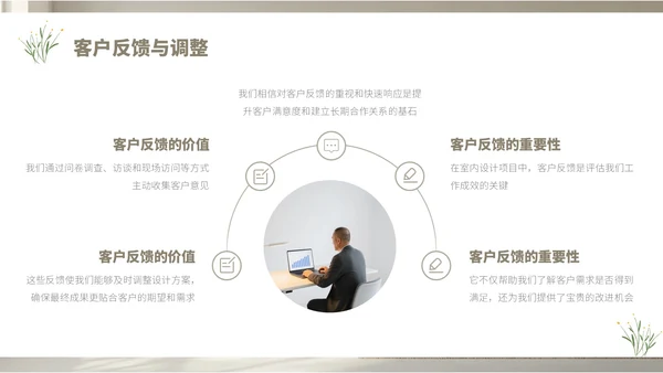 浅色小清新简约风工作汇报总结通用PPT模板