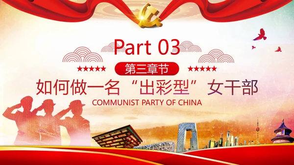听党话跟党走做新时代合格党员女干部党政党建党课支部团委学习