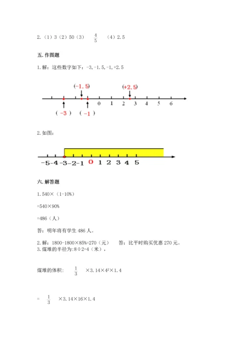 六年级下册数学《期末测试卷》附参考答案【满分必刷】.docx