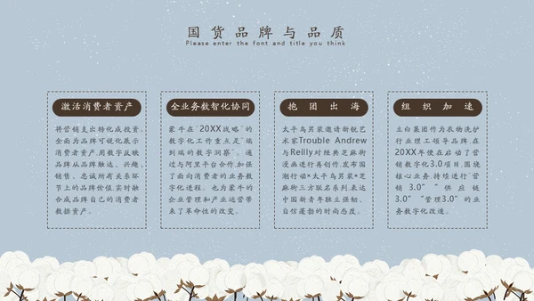 新疆长绒棉通用PPT模板