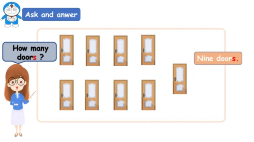 Module 5 Unit 2 Nine girls（课件）-2023-2024学年三年级英语上册同