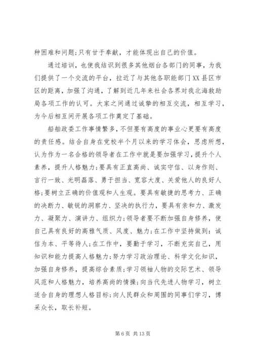 任职培训心得体会优秀范文.docx