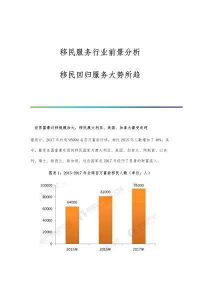 移民服务行业前景分析-移民回归服务大势所趋.docx