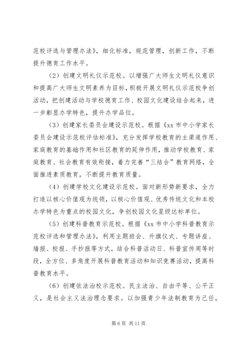 龙门小学创建文明城市实施方案 (5).docx