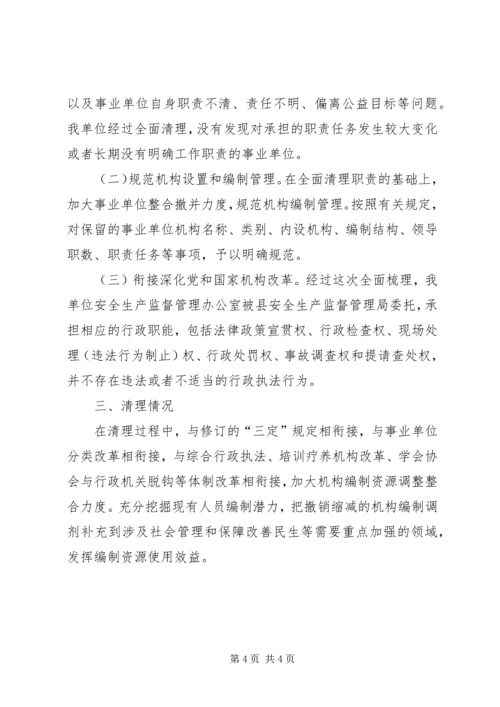 事业单位摸底核查自查报告.docx