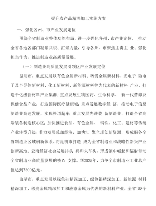提升农产品精深加工实施方案.docx