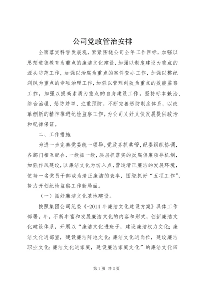 公司党政管治安排_1.docx