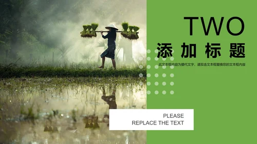 绿色简约画册风五一劳动节活动PPT模板