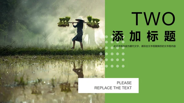 绿色简约画册风五一劳动节活动PPT模板