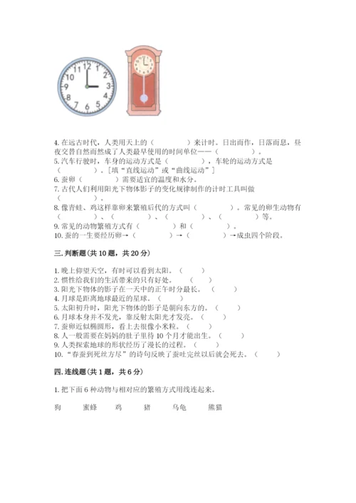 教科版小学科学三年级下册 期末测试卷【模拟题】.docx