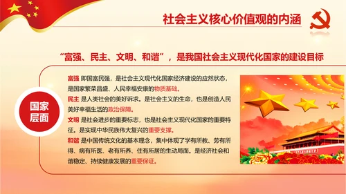 新时代培育社会主义核心价值观PPT模板