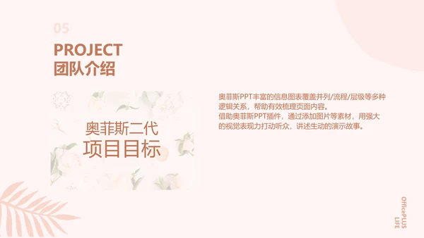 简约欧美风粉色工作汇报计划书PPT