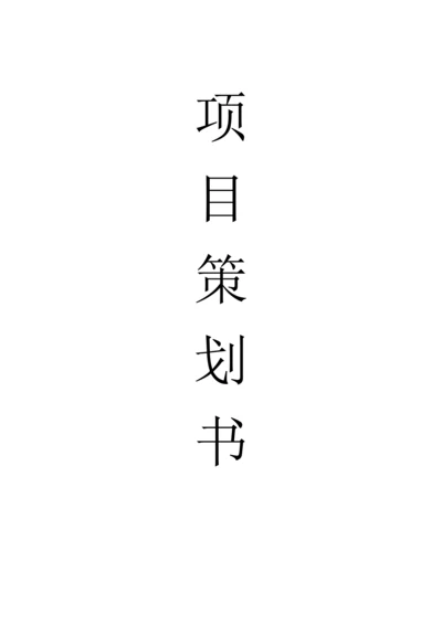 专项项目专题策划书.docx