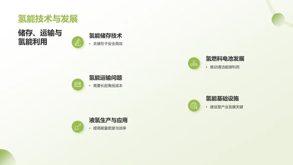绿色插画风新能源知识科普PPT模板
