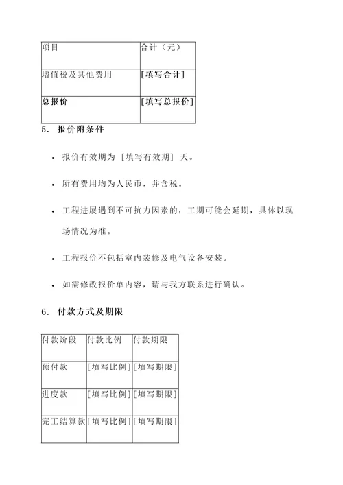 专业的雨棚加建报价单