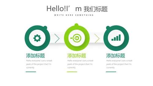 绿色公司产品介绍宣传通用PPT动态模板