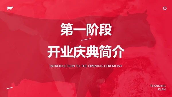 极简高级西餐厅开业庆典策划方案PPT模板