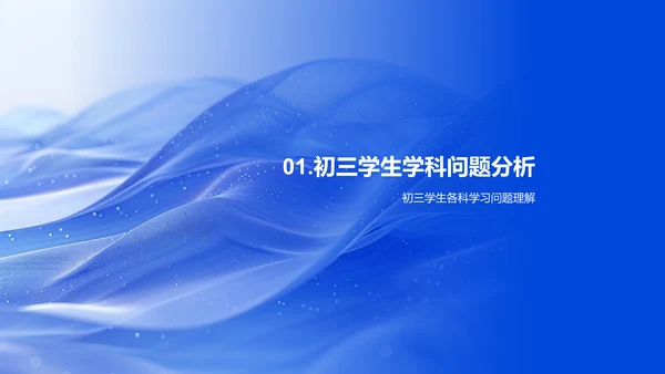 初三学科问题解决PPT模板