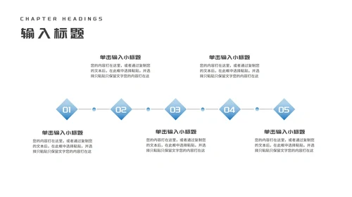 简约风蓝色办公大楼企业宣传汇报PPT模板