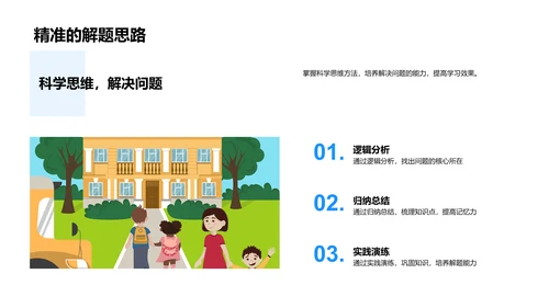 高一学习策略讲座PPT模板