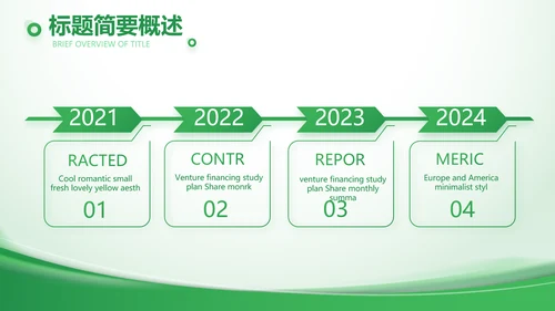 绿色大气农业科技公司简介动态PPT