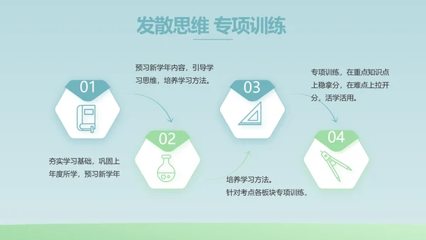 蓝色大气生物学主题班会PPT动态