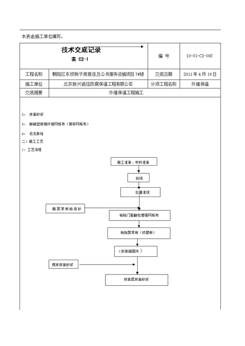 涂料技术交底