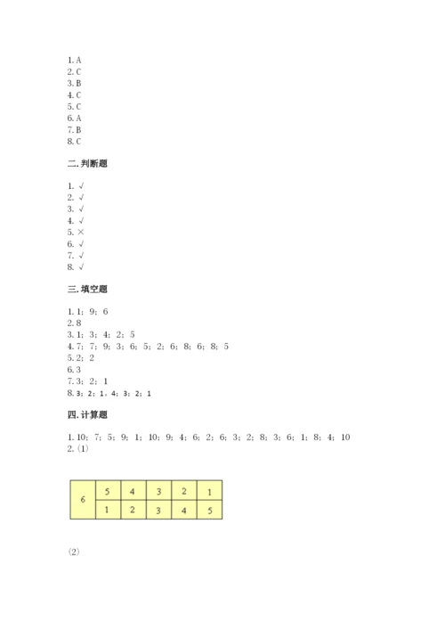 人教版一年级上册数学期末测试卷附参考答案（巩固）.docx