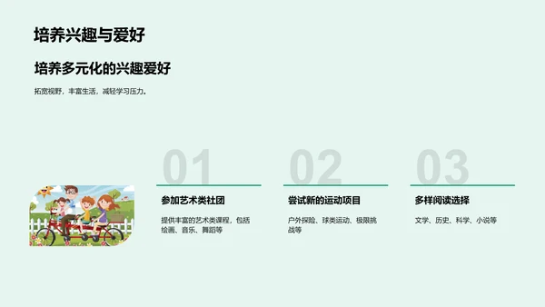 学习压力解析报告PPT模板